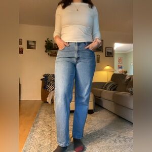 L.L. Bean Men's Straight Blue 34x32 Jeans